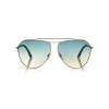 Tom Ford Eyewear Tom Ford - Binx Sunglasses - Pilot Metal Sunglasses - Rose Gold - FT0681 - Sunglasses - - Avvenice^ Sunglasses & Eyewear