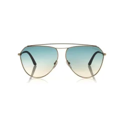 Tom Ford Eyewear Tom Ford - Binx Sunglasses - Pilot Metal Sunglasses - Rose Gold - FT0681 - Sunglasses - - Avvenice^ Sunglasses & Eyewear