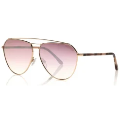 Tom Ford Eyewear Tom Ford - Binx Sunglasses - Pilot Metal Sunglasses - Rose Gold Gradient - FT0681 - Sunglasses - - Avvenice