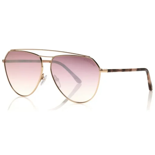 Tom Ford Eyewear Tom Ford - Binx Sunglasses - Pilot Metal Sunglasses - Rose Gold Gradient - FT0681 - Sunglasses - - Avvenice