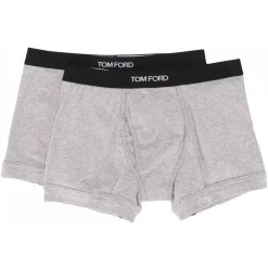 Tom Ford - Bi-Pack Grey Boxer Brief - Exclusive Luxury Collection - Avvenice