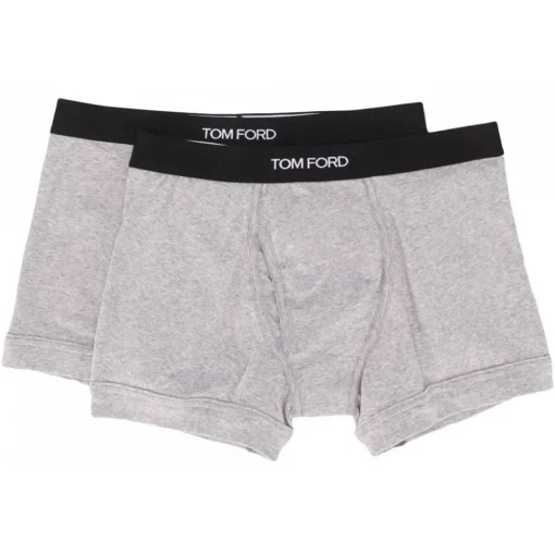 Tom Ford - Bi-Pack Grey Boxer Brief - Exclusive Luxury Collection - Avvenice