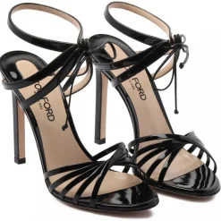 Tom Ford - Black Angelica Sandal - Exclusive Luxury Collection - Avvenice^ Shoes