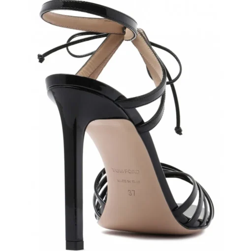 Tom Ford - Black Angelica Sandal - Exclusive Luxury Collection - Avvenice^ Shoes