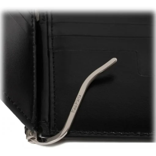 Tom Ford - Black Calf Leather in Cocco Print Effect - Exclusive Luxury Collection - Avvenice