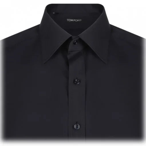 Tom Ford - Black Classic Shirt - Exclusive Luxury Collection - Avvenice^ Shirts