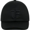 Tom Ford - Black Embroidered Logo Cap - Exclusive Luxury Collection - Avvenice^ Other Accessories