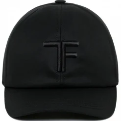 Tom Ford - Black Embroidered Logo Cap - Exclusive Luxury Collection - Avvenice^ Other Accessories