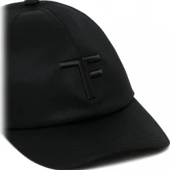 Tom Ford - Black Embroidered Logo Cap - Exclusive Luxury Collection - Avvenice^ Other Accessories