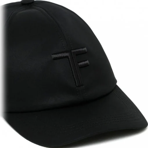 Tom Ford - Black Embroidered Logo Cap - Exclusive Luxury Collection - Avvenice^ Other Accessories
