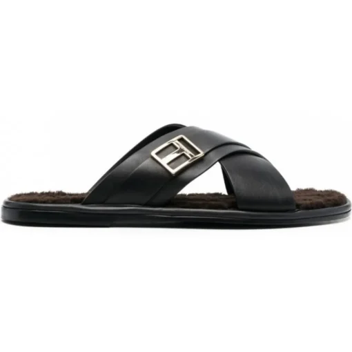 Tom Ford - Black Leather Slippers - Exclusive Luxury Collection - Avvenice^ Shoes
