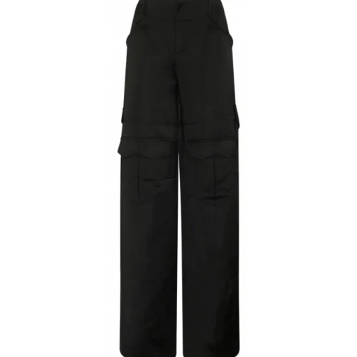 Tom Ford - Black Satin Cargo Trousers - Exclusive Luxury Collection - Avvenice