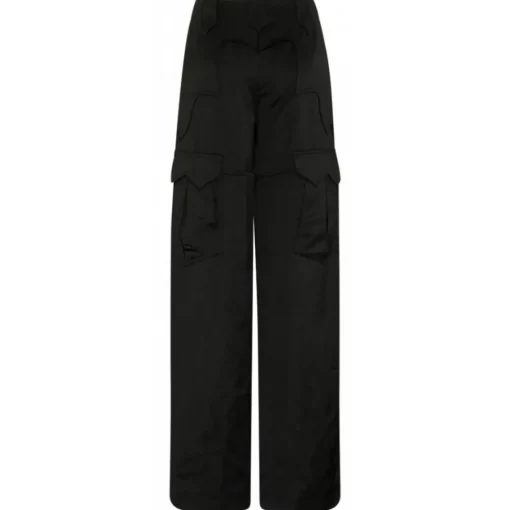 Tom Ford - Black Satin Cargo Trousers - Exclusive Luxury Collection - Avvenice