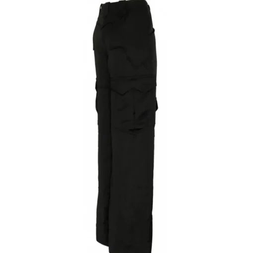 Tom Ford - Black Satin Cargo Trousers - Exclusive Luxury Collection - Avvenice