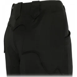 Tom Ford - Black Satin Cargo Trousers - Exclusive Luxury Collection - Avvenice