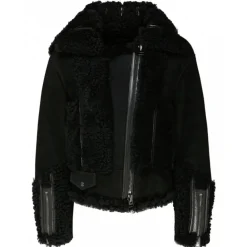 Tom Ford - Black Shearling Zip Up Jacket - Exclusive Luxury Collection - Avvenice