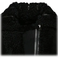 Tom Ford - Black Shearling Zip Up Jacket - Exclusive Luxury Collection - Avvenice