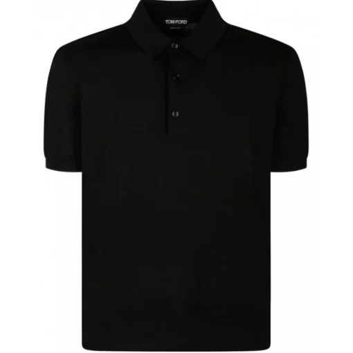 Tom Ford - Black Short Sleeves Polo Shirt - Exclusive Luxury Collection - Avvenice^ T-shirt