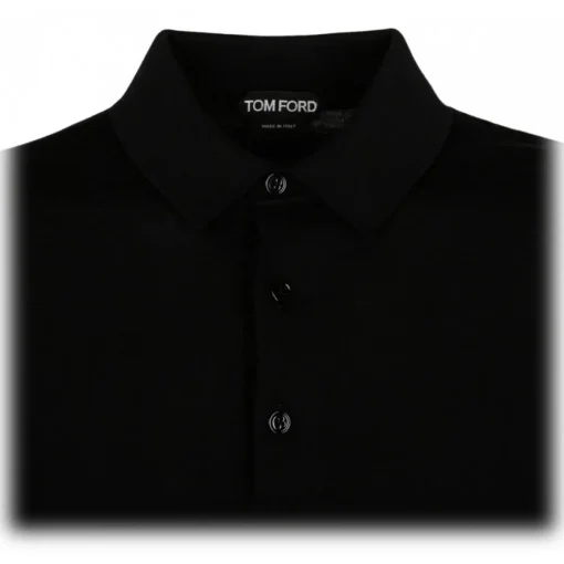 Tom Ford - Black Short Sleeves Polo Shirt - Exclusive Luxury Collection - Avvenice^ T-shirt