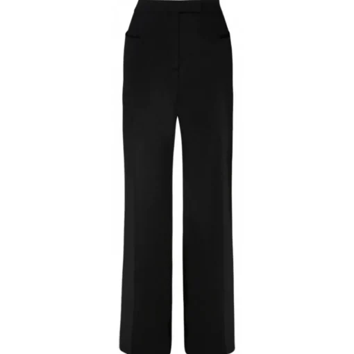 Tom Ford - Black Virgin Wool High Waisted Flared Trousers - Exclusive Luxury Collection - Avvenice