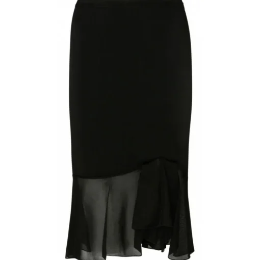 Tom Ford - Black Wrap Mini Skirt - Exclusive Luxury Collection - Avvenice^ Skirts