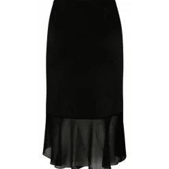Tom Ford - Black Wrap Mini Skirt - Exclusive Luxury Collection - Avvenice^ Skirts