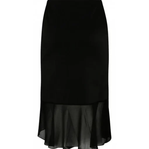 Tom Ford - Black Wrap Mini Skirt - Exclusive Luxury Collection - Avvenice^ Skirts