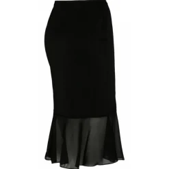 Tom Ford - Black Wrap Mini Skirt - Exclusive Luxury Collection - Avvenice^ Skirts