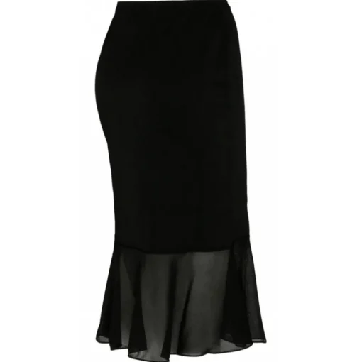 Tom Ford - Black Wrap Mini Skirt - Exclusive Luxury Collection - Avvenice^ Skirts