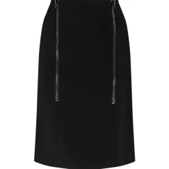 Tom Ford - Black Zip Detail Pencil Skirt - Exclusive Luxury Collection - Avvenice