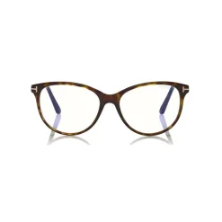 Tom Ford Eyewear Tom Ford - Blue Block Optical Glasses - Cat-Eye Optical Glasses - Dark Havana - FT5544-B - Optical Glasses - - Avvenice