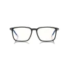 Tom Ford Eyewear Tom Ford - Blue Block Optical Glasses - Square Acetate Optical Glasses - Black - FT5607-B - Optical Glasses - - Avvenice