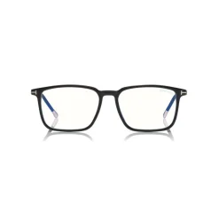 Tom Ford Eyewear Tom Ford - Blue Block Optical Glasses - Square Acetate Optical Glasses - Black - FT5607-B - Optical Glasses - - Avvenice