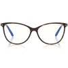 Tom Ford Eyewear Tom Ford - Blue Block Optical Glasses - Round Optical Glasses - Havana - FT5616-B - Optical Glasses - - Avvenice