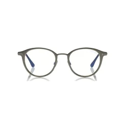 Tom Ford Eyewear Tom Ford - Blue Block Optical Glasses - Round Metal Optical Glasses - Brown - FT5528-B - Optical Glasses - - Avvenice^ Sunglasses & Eyewear