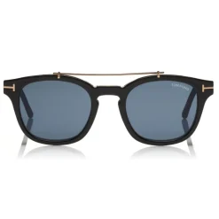 Tom Ford Eyewear Tom Ford - Blue Block Optical Glasses - Round Acetate Optical Glasses - Black - FT5532-B - Optical Glasses - - Avvenice^ Sunglasses & Eyewear