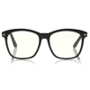 Tom Ford Eyewear Tom Ford - Blue Block Optical Glasses - Round Acetate Optical Glasses - Black - FT5481-B - Optical Glasses - - Avvenice^ Sunglasses & Eyewear