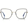 Tom Ford Eyewear Tom Ford - Blue Block Optical Glasses - Butterfly Metal Optical Glasses - Black - FT5630-B - Optical Glasses - - Avvenice^ Sunglasses & Eyewear