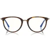 Tom Ford Eyewear Tom Ford - Blue Block Optical Glasses - Round Optical Glasses - Dark Havana - FT5640-B - Optical Glasses - - Avvenice^ Sunglasses & Eyewear