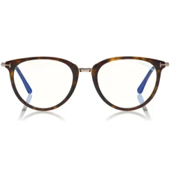 Tom Ford Eyewear Tom Ford - Blue Block Optical Glasses - Round Optical Glasses - Dark Havana - FT5640-B - Optical Glasses - - Avvenice^ Sunglasses & Eyewear