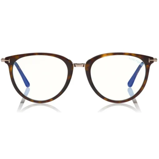 Tom Ford Eyewear Tom Ford - Blue Block Optical Glasses - Round Optical Glasses - Dark Havana - FT5640-B - Optical Glasses - - Avvenice^ Sunglasses & Eyewear