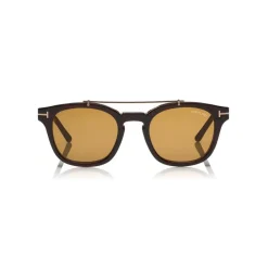 Tom Ford Eyewear Tom Ford - Blue Block Optical Glasses - Round Optical Glasses - Dark Havana - FT5532-B - Optical Glasses - - Avvenice
