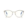Tom Ford Eyewear Tom Ford - Blue Block Optical Glasses - Round Metal Optical Glasses - Charcoal - FT5573-B - Optical Glasses - - Avvenice