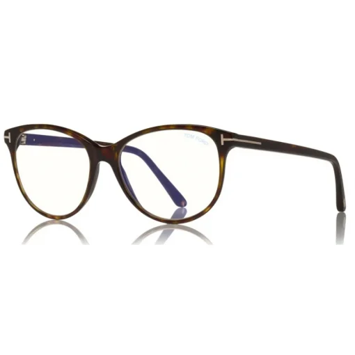 Tom Ford Eyewear Tom Ford - Blue Block Optical Glasses - Cat-Eye Optical Glasses - Dark Havana - FT5544-B - Optical Glasses - - Avvenice