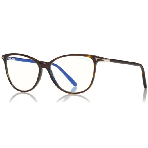 Tom Ford Eyewear Tom Ford - Blue Block Optical Glasses - Round Optical Glasses - Havana - FT5616-B - Optical Glasses - - Avvenice