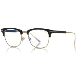 Tom Ford Eyewear Tom Ford - Blue Block Optical Glasses - Square Optical Glasses - Black - FT5590-F-B - Optical Glasses - - Avvenice^ Sunglasses & Eyewear