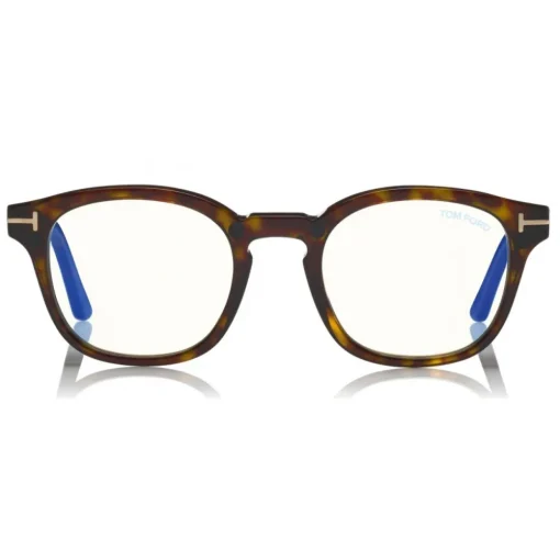 Tom Ford Eyewear Tom Ford - Blue Block Optical Glasses - Round Optical Glasses - Havana - FT5532-B - Optical Glasses - - Avvenice^ Sunglasses & Eyewear