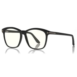 Tom Ford Eyewear Tom Ford - Blue Block Optical Glasses - Round Acetate Optical Glasses - Black - FT5481-B - Optical Glasses - - Avvenice^ Sunglasses & Eyewear