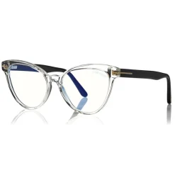 Tom Ford Eyewear Tom Ford - Blue Block Optical Glasses - Cat-Eye Optical Glasses - Clear - FT5639-B - Optical Glasses - - Avvenice^ Sunglasses & Eyewear