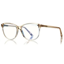 Tom Ford Eyewear Tom Ford - Blue Block Optical Glasses - Cat-Eye Optical Glasses - Pink Ice  - FT5544-B - Optical Glasses - - Avvenice^ Sunglasses & Eyewear